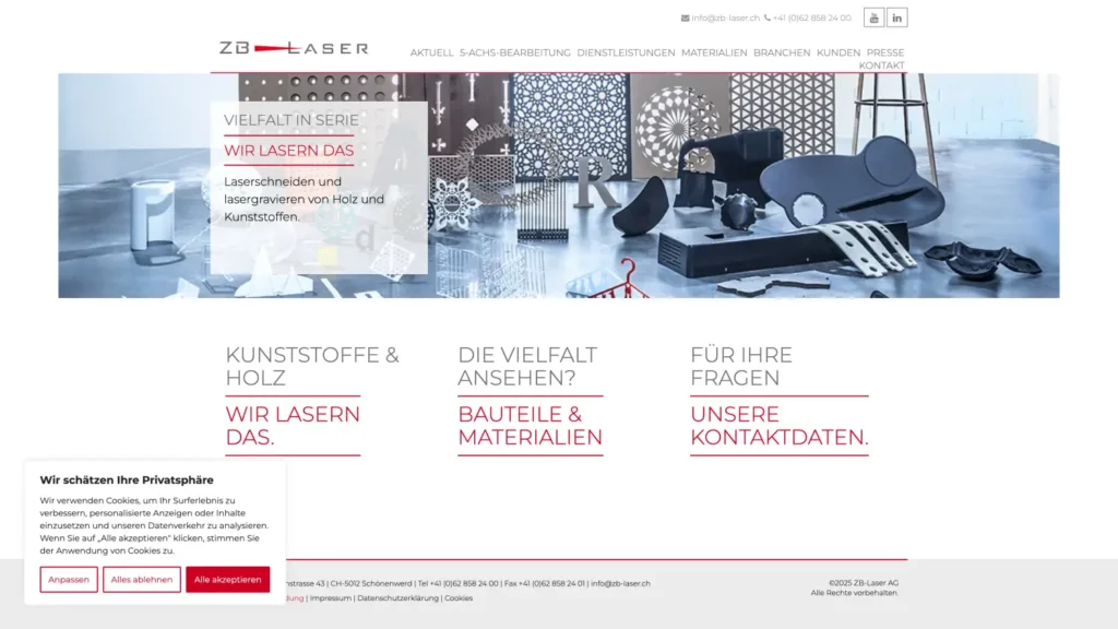 Personalizovaná tvorba webu dle požadavků klienta